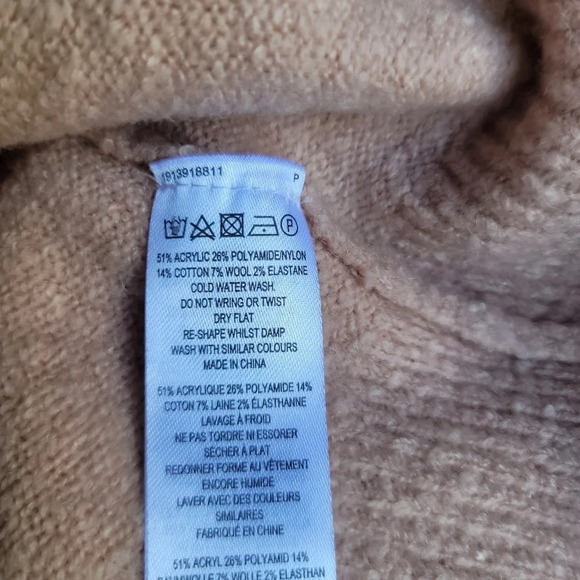 NWT French Connection Urban Flossy Sweater Cinder Rose Pink Scoop Back XS - Picture 10 of 14